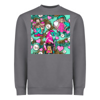 Storm Hairdresser Gnomes With Hearts And Pearls With Leopard Heavyweight Sweatshirt - BundleAndBundleShop