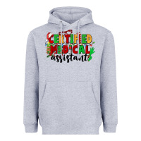Heather Grey certified medical assistant Heavyweight Hoodie - CowGirlArtShop