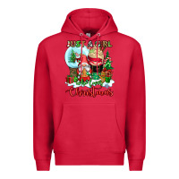 Cardinal just a girl who loves christmas Premium Hoodie - CowGirlArtShop