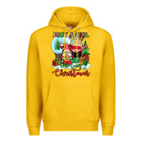 Lemon just a girl who loves christmas Premium Hoodie - CowGirlArtShop