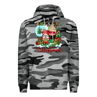 Slate Camo just a girl who loves christmas Premium Hoodie - CowGirlArtShop
