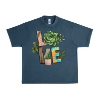 Midnight Navy plant love Urban Heavy Tee - NancyCooperArtShop