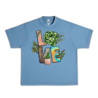Pebble Blue plant love Urban Heavy Tee - NancyCooperArtShop