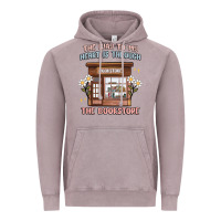 Vintage Zinc the way to my heart is through the bookstore Vintage Hoodie - MaliasSmallBusiness