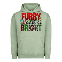 Pigment Oil Green Furry And Bright Urban Hoodie - FaDigitalArtStudio