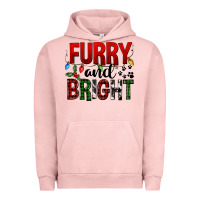 Pigment Salmon Furry And Bright Urban Hoodie - FaDigitalArtStudio