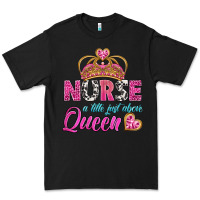 Black nurse a title just above queen Premium Tee - BundleAndBundleShop