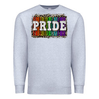 Heather Grey Pride barcode Premium Sweatshirt - CowGirlArtShop