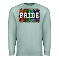 Seafoam Pride barcode Premium Sweatshirt - CowGirlArtShop