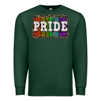 Sports Green Pride barcode Premium Sweatshirt - CowGirlArtShop
