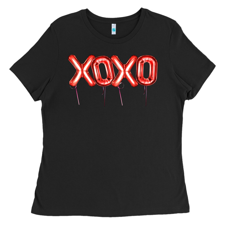 Valentine's Day Xoxo Balloon Ladies Tee by Artiststas | Teevron