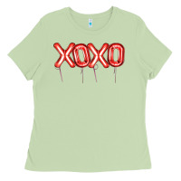 Matcha Valentine's Day Xoxo Balloon Ladies Tee - Artiststas
