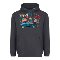 Smoke happy 4th of july gnome truck Heavyweight Hoodie - CowGirlArtShop