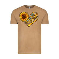 Vintage Camel Childhood Cancer Awareness heart Vintage Tee - NancyCooperArtShop