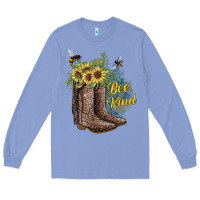 Colony Blue Bee Kind Long Sleeve Tee - JahusDesignShop