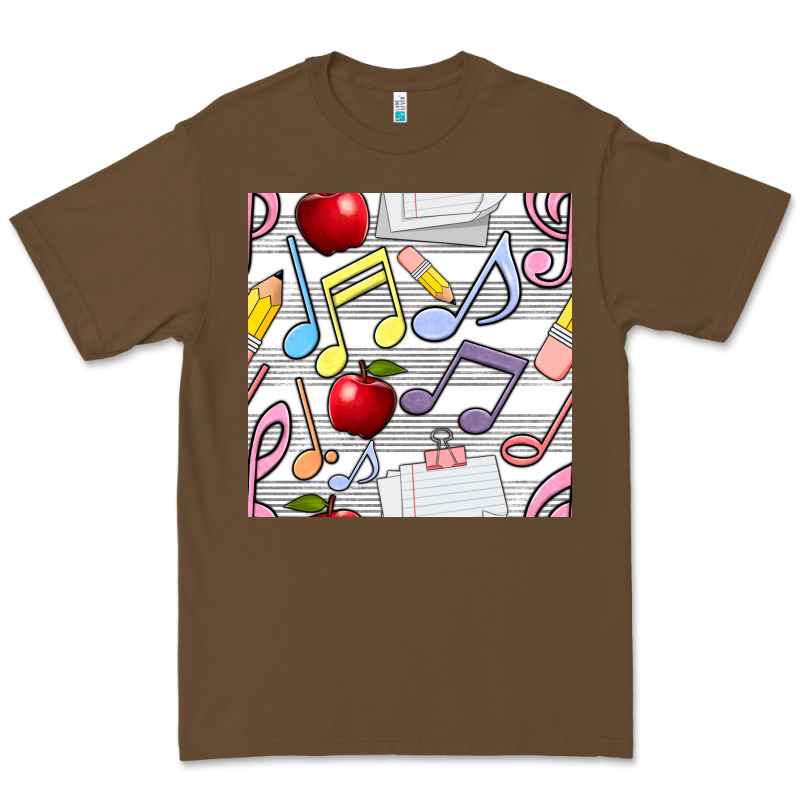 Music Class Seamless Pattern Premium Tee by BundleAndBundleShop | Teevron