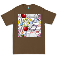 Cacao music class seamless pattern Premium Tee - BundleAndBundleShop