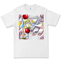 White music class seamless pattern Premium Tee - BundleAndBundleShop