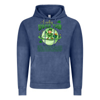 Vintage Denim lucky world tour st. patricks day Vintage Hoodie - MaliasSmallBusiness