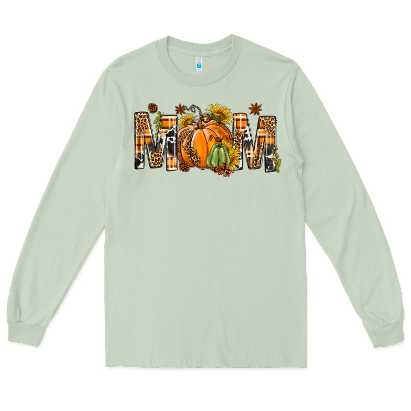 Western Mom With Pumpkins Long Sleeve Tee by BundleAndBundleShop | Teevron