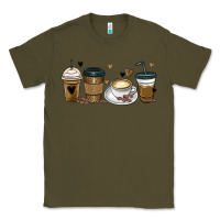 Army Green coffee latte coffee cups Classic Tee - MaliasSmallBusiness