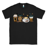 Black coffee latte coffee cups Classic Tee - MaliasSmallBusiness