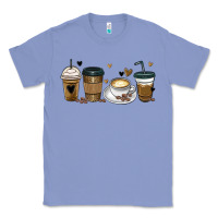 Colony Blue coffee latte coffee cups Classic Tee - MaliasSmallBusiness