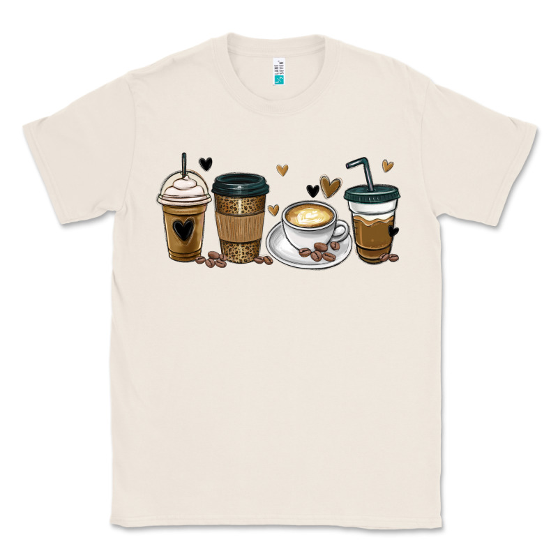 Coffee Latte Coffee Cups Classic Tee by MaliasSmallBusiness | Teevron