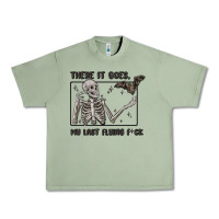 Oil Green there it goes my last flying fck Urban Heavy Tee - MaliasSmallBusiness