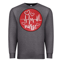 Charcoal Heather nurse coaster Premium Sweatshirt - CowGirlArtShop