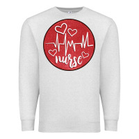 Oatmeal Heather nurse coaster Premium Sweatshirt - CowGirlArtShop