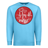 Ocean Blue nurse coaster Premium Sweatshirt - CowGirlArtShop