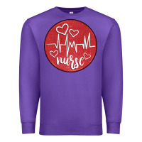 Purple nurse coaster Premium Sweatshirt - CowGirlArtShop