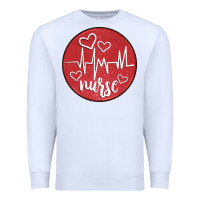 White nurse coaster Premium Sweatshirt - CowGirlArtShop