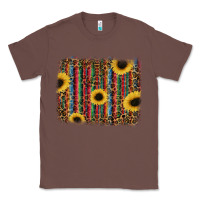Chestnut sunflowers serape leopard Classic Tee - RanaPortraitStore