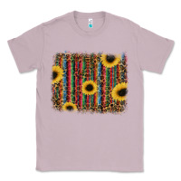 Lilac sunflowers serape leopard Classic Tee - RanaPortraitStore
