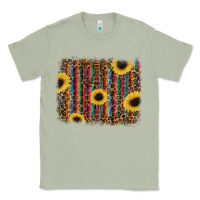 Matcha sunflowers serape leopard Classic Tee - RanaPortraitStore