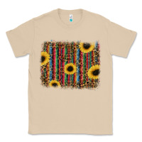 Mushroom sunflowers serape leopard Classic Tee - RanaPortraitStore