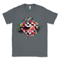 Charcoal Heather race lip Classic Tee - JahusDesignShop