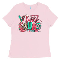 Bubblegum Pink nurse squad Ladies Tee - RanaPortraitStore