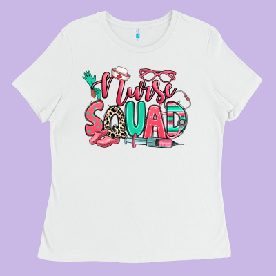 Nurse Squad Ladies Tee Designed By Ranaportraitstore