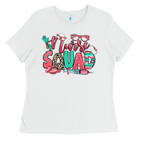 White nurse squad Ladies Tee - RanaPortraitStore