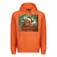 Carrot merry christmas heifer cow Premium Hoodie - CowGirlArtShop
