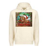 Sandshell merry christmas heifer cow Premium Hoodie - CowGirlArtShop