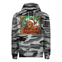 Slate Camo merry christmas heifer cow Premium Hoodie - CowGirlArtShop