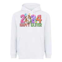 White 2024 happy easter Heavyweight Hoodie - CowGirlArtShop