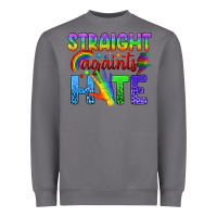 Storm Straight Againts Hate Heavyweight Sweatshirt - BundleAndBundleShop