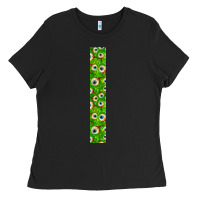 Black Halloween Key Fob Ladies Tee - BundleAndBundleShop