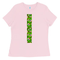Bubblegum Pink Halloween Key Fob Ladies Tee - BundleAndBundleShop