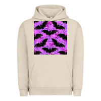 Pigment French Oak halloween bat and stars seamless pattern Urban Hoodie - BundleAndBundleShop